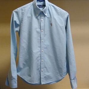 Long sleeved button down Polo